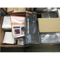HAIR STRAIGHTENING BRUSH/DVD SEASONS/AC ADAPTER FOR APPLE/HANDY STITCHER/VACUUM STORAGE BAG/TABLET