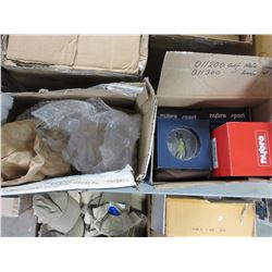 BOX OF CUT GLASS & BOX OF CARVED CRYSTAL