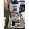 Image 1 : 9" PORTABLE DVD PLAYER/BOSE HEADPHONES/SONY BOOM BOX STEREO/PIANO GLOVES/CERAMIC HEATER/BLUETOOTH