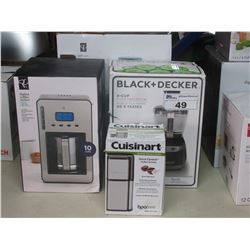 STAINLESS DIGITAL COFFEE MAKER/COFFEE GRINDER/BLACK & DECKER 8 CUP FOOD PROCESSOR/2 SPEED JUICE