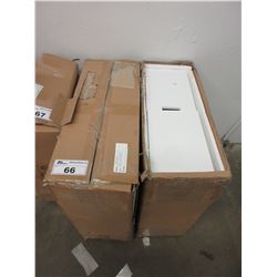 2 BOXED CABINETS