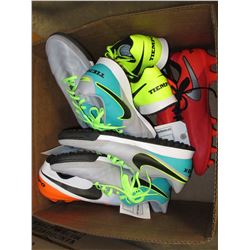 5 ASSORTED SIZED CLEATS