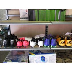 5 ASSORTED SIZED CLEATS (5-12)