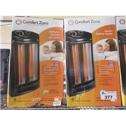 2 COMFORT ZONE RADIANT HEATERS