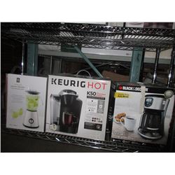 PC POWER BLENDER/KEURIG HOT K50 CLASSIC/BLACK & DECKER 12 CUP COFFEE MAKER