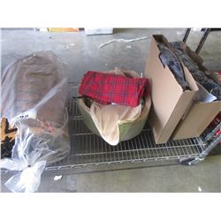 BROWN & BLACK DOORMAT/LOUNGING PANTS/HEATED PET BED/2 HEATED MASSAGE WRAPS