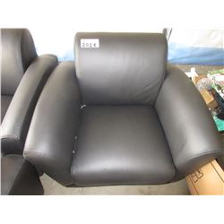 NEW BLACK LEATHER CHAIR