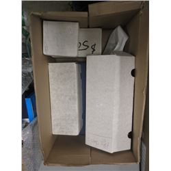 3 SMALL BOXES & FOLDER OF HOCKEY CARDS