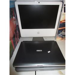 2 LAPTOPS & APPLE COMPUTER (WORKING CONDITION UNKNOWN)