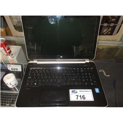 HP PAVILION LAPTOP WITH I3 PROCESSOR & WINDOWS 8 MODEL 15-N213CA