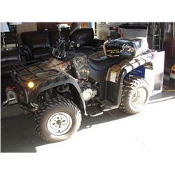 2006 WILDERNESS BROWN ATV, GAS, 5 SPEED 13.5HP, 2WHDR, COMES WITH SIDE WINDER BAGS, 2000LBS WINCH