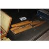 Image 2 : TOOLBOX OF WOOD TURNING TOOLS, ASSORTED ROUTER BITS