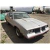 Image 2 : 1984 OLDSMOBILE CUTLASS, GREY, 2DRSD, GAS, AUTOMATIC, VIN#1G3AK4795EM438247, TMU, 2 ICBC