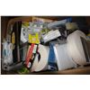 Image 2 : HUGE BOX OF HARDWARE AND PAINTING SUPPLIES