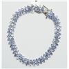 Image 2 : LADIES .925 BRACELET CONTAINING 144 TOURMALINES-APPRAISED VALUE $420