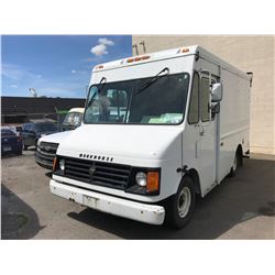 2002 WORKHORSE FT-1060 VAN, WHITE, GAS, AUTOMATIC, VIN#5T4HP41R323339655, 120,038KMS, RD,CD, 1XICBC