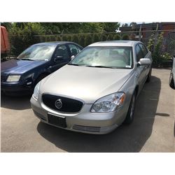 2006 BUICK LUCERNE, 4DR SEDAN, GREY, VIN # 1G4HD572664125819