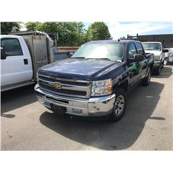 2012 CHEVROLET SILVERADO 1500 PICKUP, BLUE, VIN # 3GCPCREA7CG150473