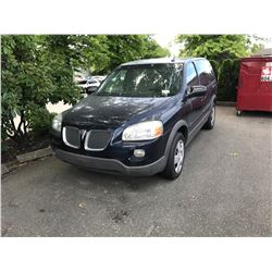 2007 PONTIAC MONTANA SV6, 4DR SW, BLUE, VIN # 1GMDU03117D193736