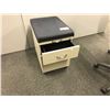 Image 2 : STEELCASE GREY CUSHION TOP 2 DRAWER MOBILE PEDESTAL