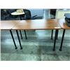 Image 2 : DARK WOOD 4' TECH TABLE