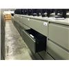Image 2 : STEELCASE GREY 4 DRAWER LATERAL FILE CABINET