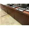 Image 2 : MAHOGANY BEVELLED EDGE 2 DRAWER LATERAL FILE CABINET