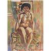 Image 1 : PINCHUS KREMEGNE Russian 1890-1981Gouache on Paper