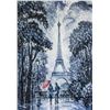 Image 3 : ALEX ANTANENKA Acrylic on Canvas "Paris Rain" 2018