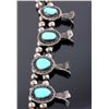 Image 3 : Navajo Sterling Silver Turquoise Squash Blossom