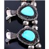 Image 5 : Navajo Sterling Silver Turquoise Squash Blossom