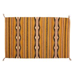 Early Navajo Wide Ruins Pattern Wool Rug RARE