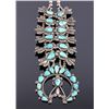 Image 8 : Navajo Sterling & Turquoise Squash Blossom 1900-
