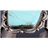Image 5 : Signed Navajo Sterling Silver Turquoise Cuff