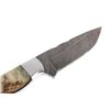 Image 2 : CFK Damascus Ram Horn Knife w/ Scabbard