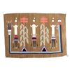 Image 1 : Navajo Rainbow Yei Pattern Wool Rug