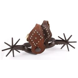 Early Etched California Style Cowboy Spurs