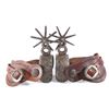 Image 1 : Hand Forged Silver Mounted Charro Spurs c.1900's