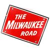 Image 1 : The Milwaukee Road Reflective Steel Car Sign