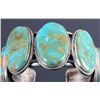 Image 8 : Navajo Sterling Silver Turquoise Cuff