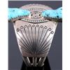 Image 9 : Signed Navajo Sterling Silver Turquoise Cuff