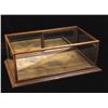 Image 1 : Early Oak Mercantile Display Case w/ Mirrored Back