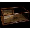 Image 5 : Early Oak Mercantile Display Case w/ Mirrored Back
