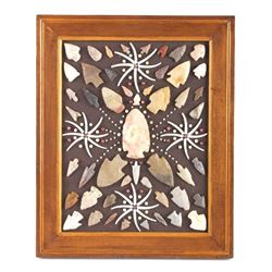 Native American Arrowhead Artifact Collection