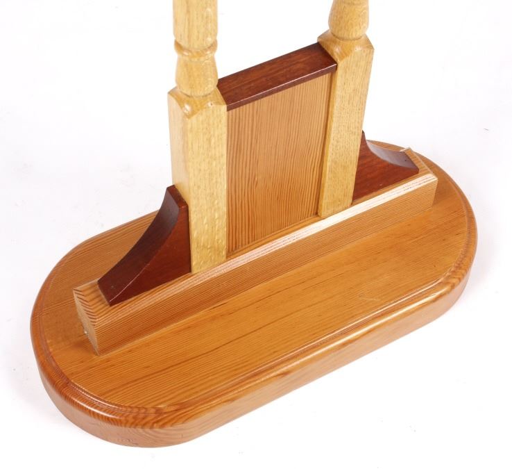 James Nett Oak, Cherry, & Pine Wooden Chap Stand