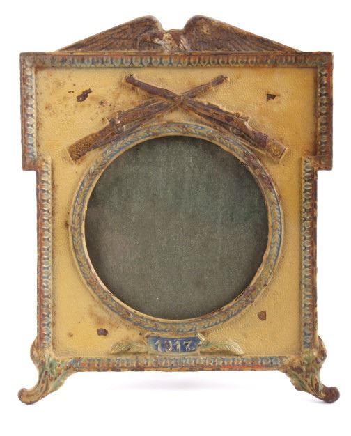 1917 WWI Cast Iron Springfield 1903 Picture Frames