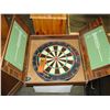 Image 2 : RED LION DART BOARD CASE WITH OFFICAL NODOR DARTBOARD