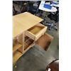 Image 2 : MAPLE ROLLING KITCHEN ISLAND