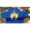 Image 2 : BRAND NEW PHILIP RIVERS SAN DIEGO CHARGERS SIZE LARGE OFFICIAL JERSEY