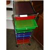 Image 2 : MULTICOLOR ROLLING SHELF UNIT